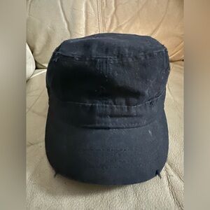 Black vintage hat